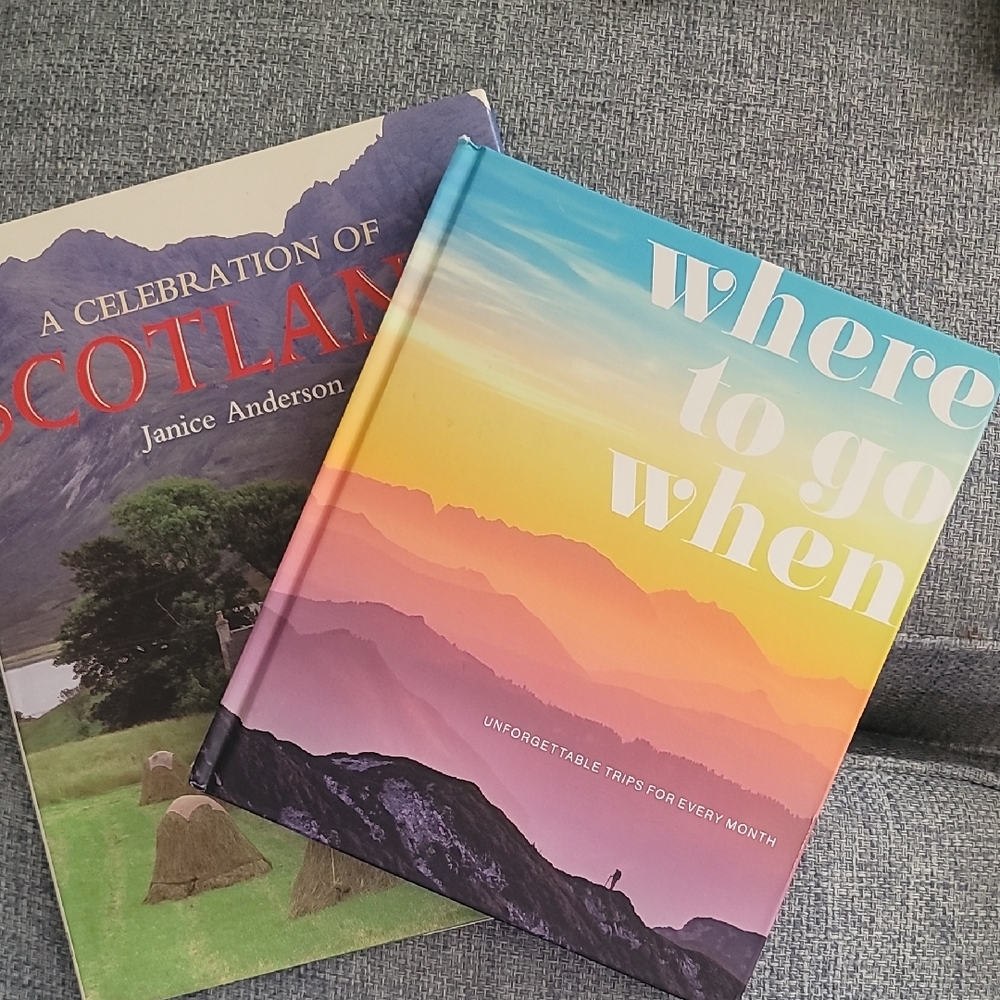 Colorful Travel and Scotland Book Set